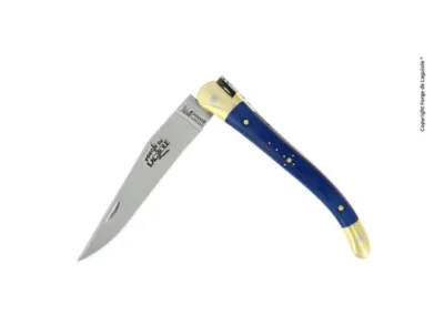 Taschenmesser, 9 cm, Griff aus blau gepresster Verbundfaser