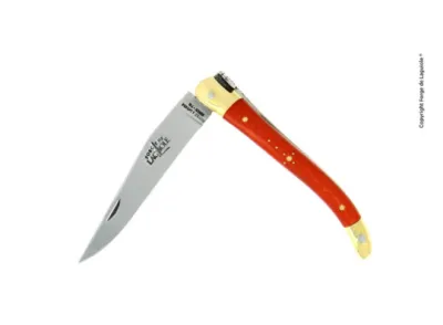 Taschenmesser, 9 cm, Griff aus orange gepresster Verbundfaser