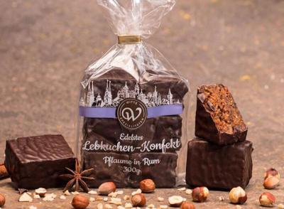 Lebkuchen-Konfekt Pflaume in Rum 300g