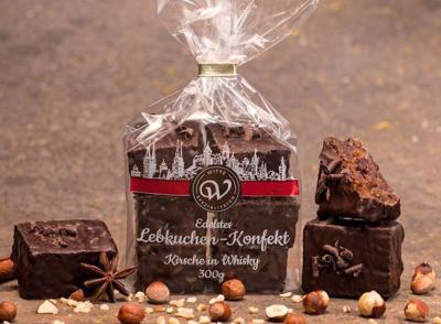 Lebkuchen-Konfekt Kirsch-Whisky 300g