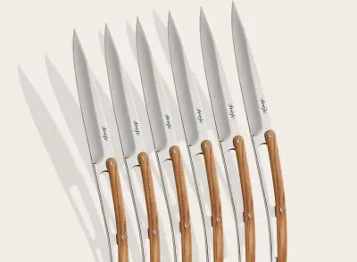Tafelmesser Olivenholz