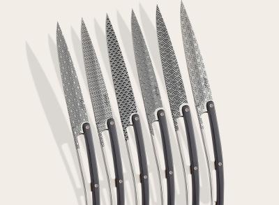 Tafelmesser Ebenholz / Geometrie