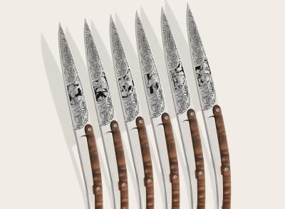 Tafelmesser Walnussholz / Jagd