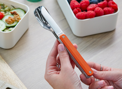 Akinod Besteck 12:34 Aluminium orange