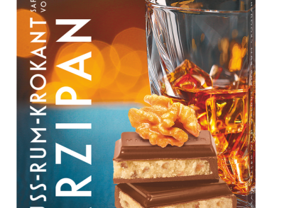 Marzipan Tafel »Walnuss-Rum-Krokant« 110g