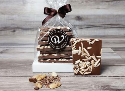 Bruch Vollmilchschokolade mit Mandelsplitter 250g