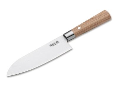 Böker Solingen Damast Olive Santoku