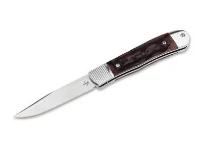 Böker Plus Hidden Release Trapper Appaloosa Bone