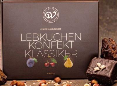 Lebkuchen-Konfekt sortiert 300g im Geschenkkarton