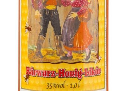 Liebl Bayerwald Bärwurz-Honig-Likör 35%.