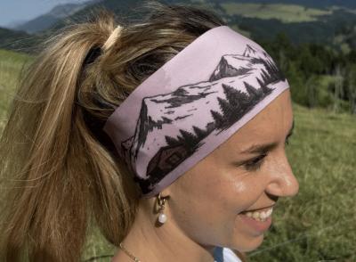 Stirnband Hüttenlandschaft