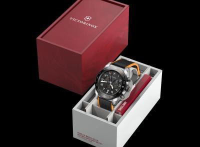 Swiss Army Chronograph Mesh orange