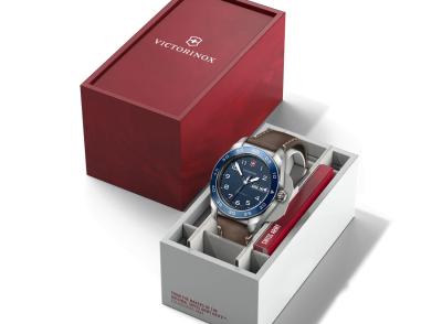 Swiss Army Quartz blau